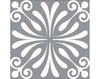 4" X 4" Gray and White Spire Peel and Stick Removable Tiles