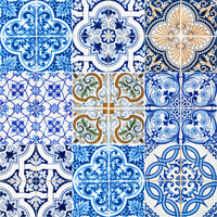 7" X 7" Dianna Mutli Mosaic Peel and Stick Tiles