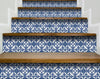 4" x 4" Wedgwood Blue and White Peel and Stick Removable Tiles