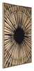 Black and Gold Eye Of The Sun Wall Art