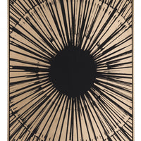 Black and Gold Eye Of The Sun Wall Art