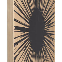 Black and Gold Eye Of The Sun Wall Art
