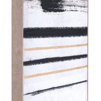 Black and Gold Morning Beach Wall Art