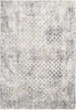 5’ x 8’ Gray and Ivory Distressed Area Rug