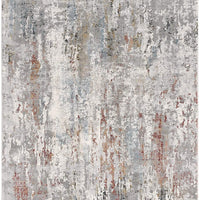 7’ x 10’ Gray Abstract Pattern Area Rug