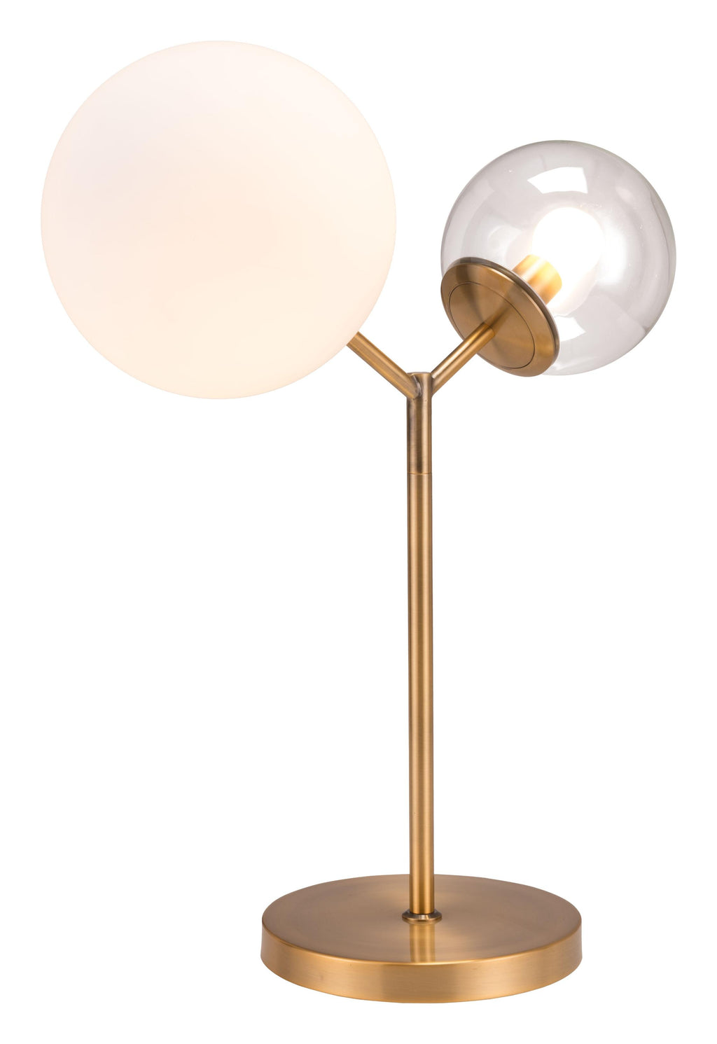 Gold Solar Eclipse Table or Desk Lamp