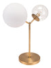 Gold Solar Eclipse Table or Desk Lamp