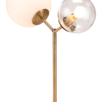 Gold Solar Eclipse Table or Desk Lamp