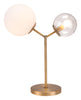 Gold Solar Eclipse Table or Desk Lamp