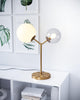 Gold Solar Eclipse Table or Desk Lamp