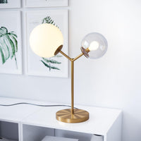 Gold Solar Eclipse Table or Desk Lamp