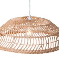 Wide Basket Ceiling Lamp Natural