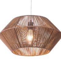 Brown Dashy Ceiling Lamp