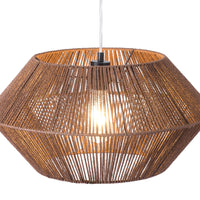 Brown Dashy Ceiling Lamp