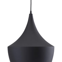 Matte Black Tipi Ceiling Lamp