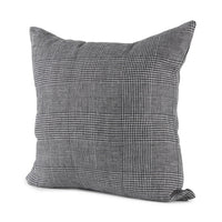 White and Black Pattern Throw Pillow Cover