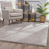 7’ x 9’ Gray Modern Solid Shag Area Rug