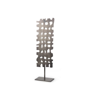 Petite Gray Metal Sculpture