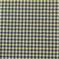 Set of 4 Black and Yellow Houndstooth Pillow Covers