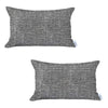 Set of 2 Ivory Solid Lumbar Pillow Covers