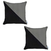 Set of 2 Black Houndstooth Pillow Covers