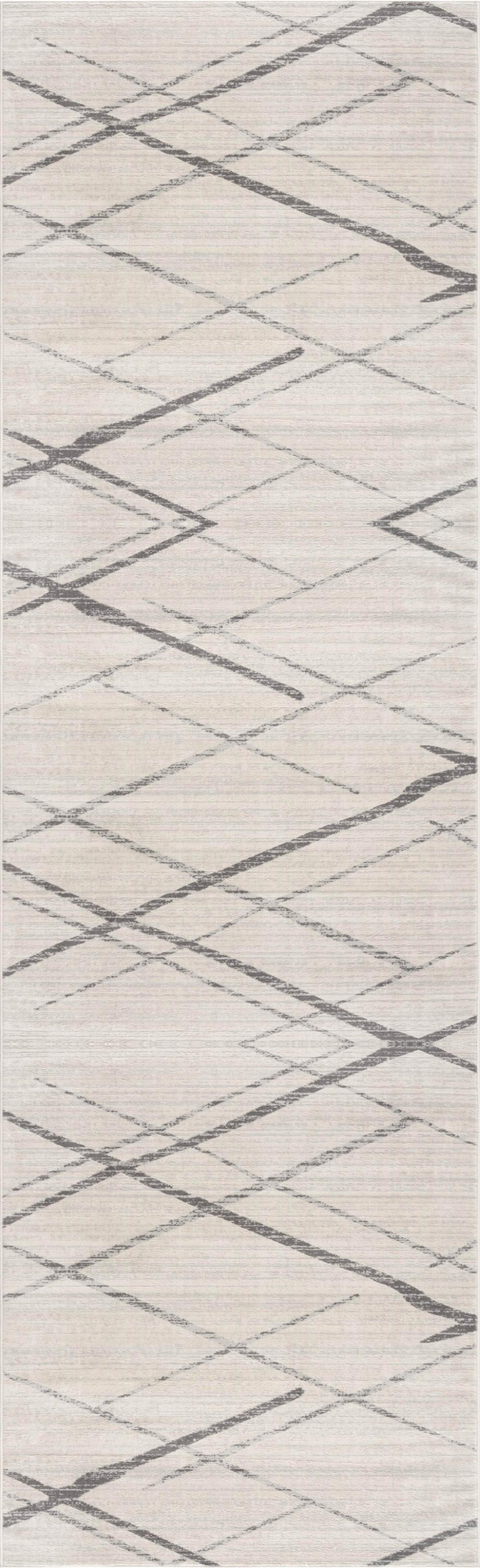 3' X 5' Gray Geometric Dhurrie Area Rug