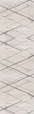 3' X 5' Gray Geometric Dhurrie Area Rug