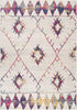 2’ x 4’ White Berber Pattern Area Rug