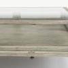 Rustic Gray Brown Shadowbox Coffee Table