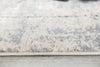 4’ x 6’ Gray and Ivory Abstract Distressed Area Rug