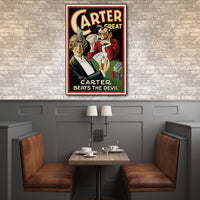 9" x 12" Vintage 1922 Carter Vintage Magic Poster Wall Art