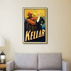 12" x 18" Kellar Drinks with the Devil Vintage Magic Poster Wall Art