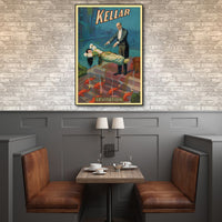 20" x 30" Kellar Levitation Vintage Magic Poster Wall Art