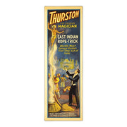 8" X 24" Thurston Rope Trick Vintage Magic Poster Wall Art