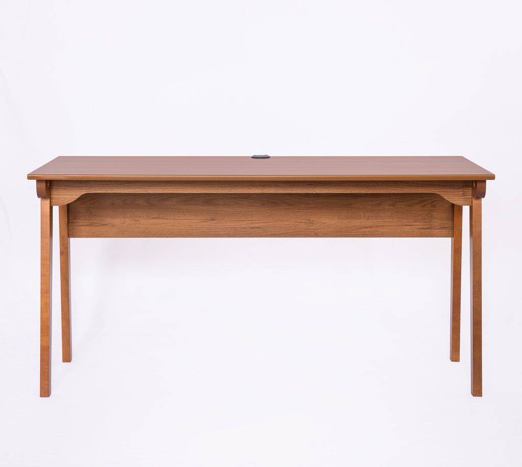 59" Mod Light Cherry Brown Computer Desk