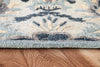 5’ x 7’ Blue Floral Patterns Area Rug