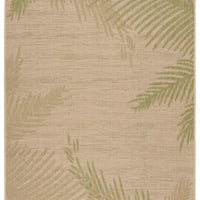 8’ x 9’ Green Palms Indoor Outdoor Area Rug