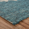 5’ x 7’ Blue Coral Reef Indoor Outdoor Area Rug