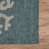 8’ x 9’ Blue Coral Reef Indoor Outdoor Area Rug