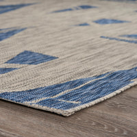 2’ x 3’ Gray Sailboat Indoor Outdoor Scatter Rug