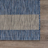 2’ x 3’ Navy Stripes Indoor Outdoor Scatter Rug