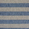 5’ x 7’ Navy Stripes Indoor Outdoor Area Rug