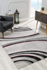 8’ x 11’ Gray Modern Geometric Area Rug