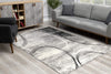 4’ x 6’ Gray Distressed Swirls Area Rug