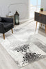 4’ x 6’ Gray Faded Filigree Pattern Area Rug