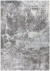 8’ x 11’ Gray Distressed Abstract Area Rug