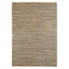 2’ x 3’ Navy and Tan Interwoven Scatter Rug