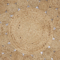 Orbital Natural Jute Area Rug