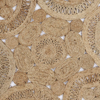 Floral Fantasy Natural Jute Area Rug