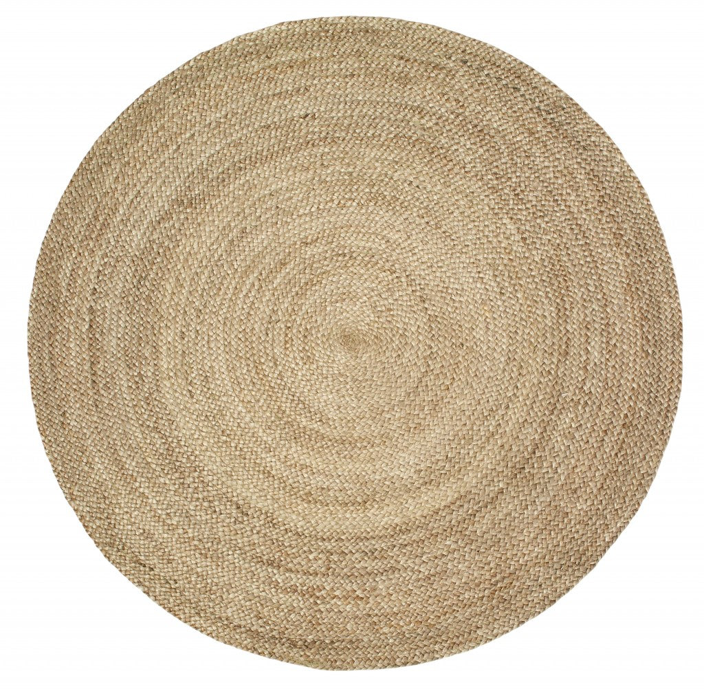 Gray Toned Natural Jute Area Rug